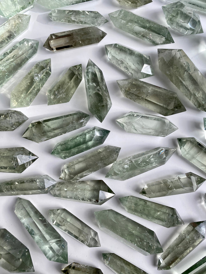 Prasiolite (Green Amethyst) DT Points