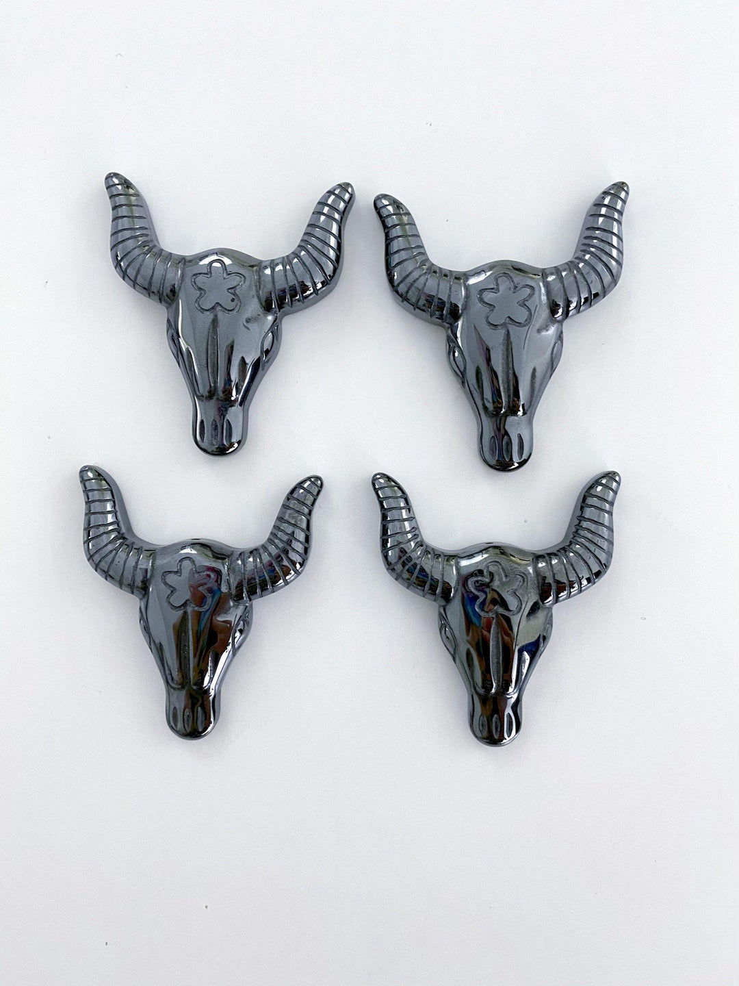 Hematite Carved Skulls - Uncommon Rocks