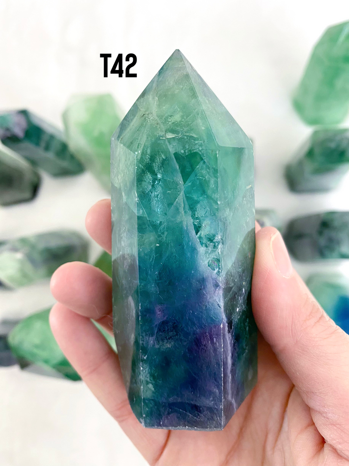 Green Fluorite Towers