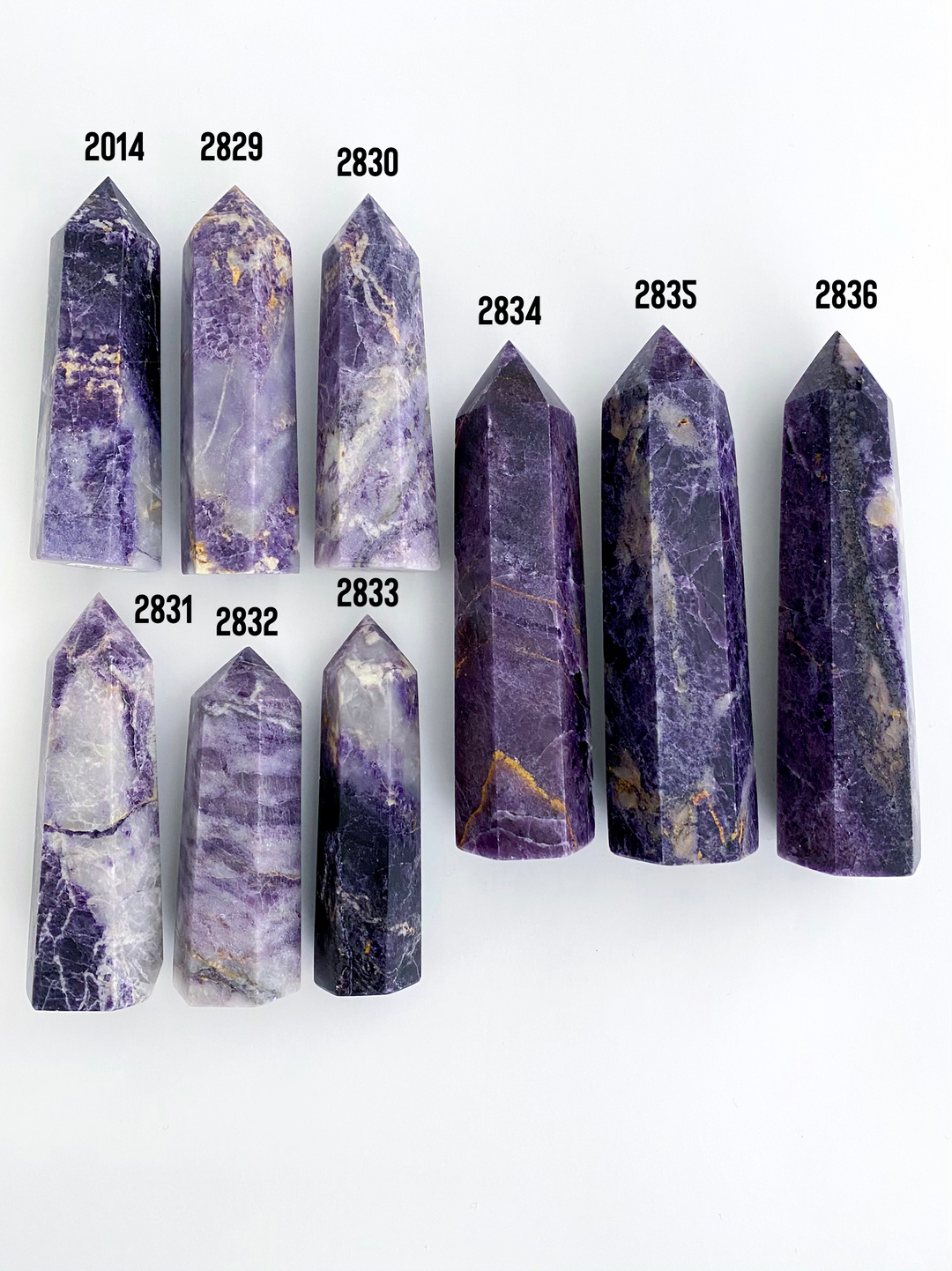 Silk Fluorite Towers - Uncommon Rocks