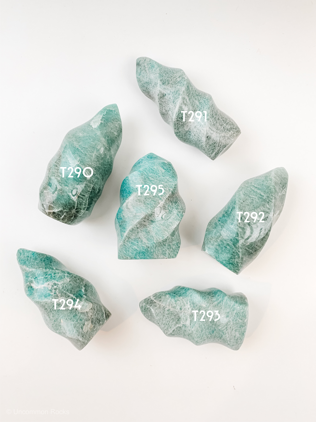 Amazonite Flames - Uncommon Rocks