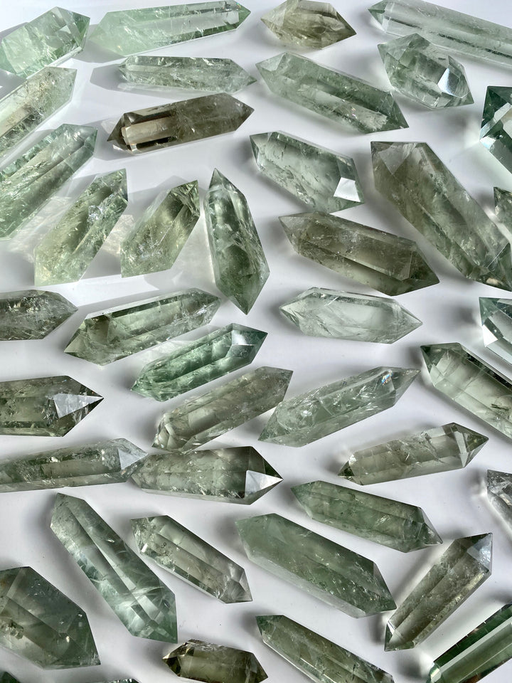 Prasiolite (Green Amethyst) DT Points