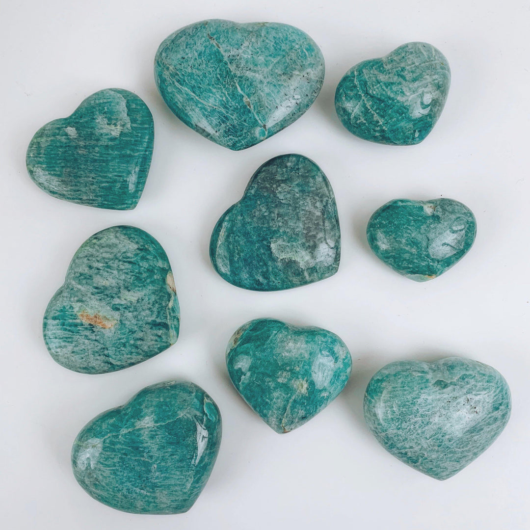 Amazonite Big Hearts - Uncommon Rocks