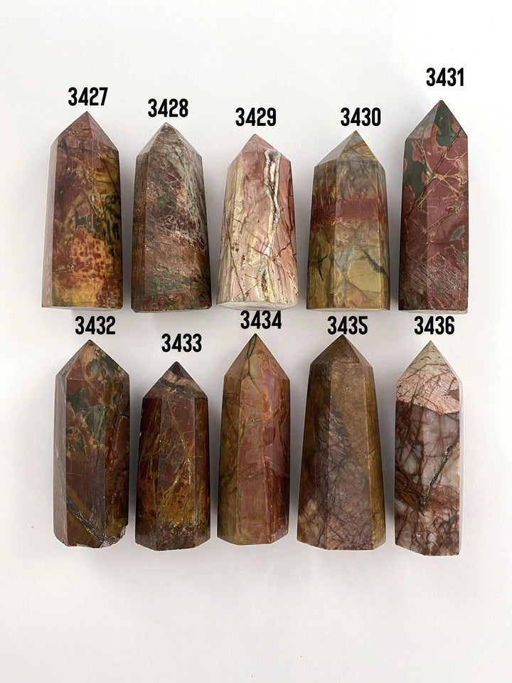 Red Creek Jasper Tower - Uncommon Rocks