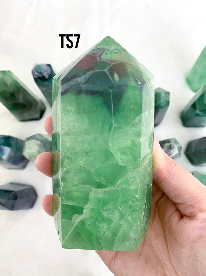 Green Fluorite Towers