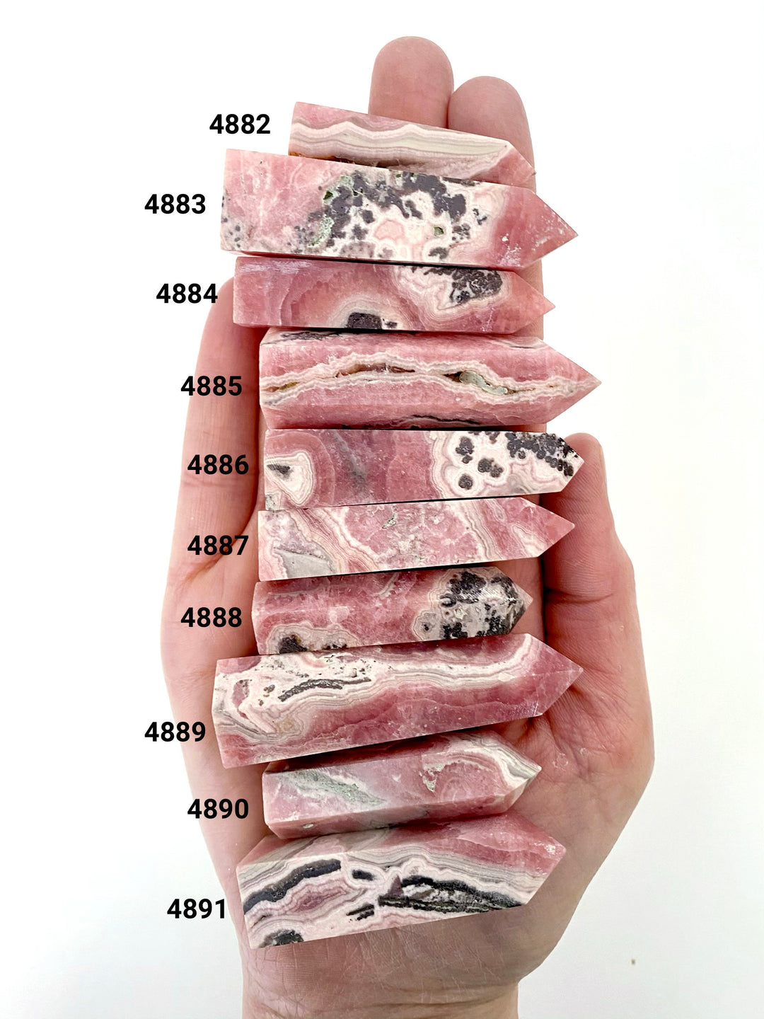 Rhodochrosite Points