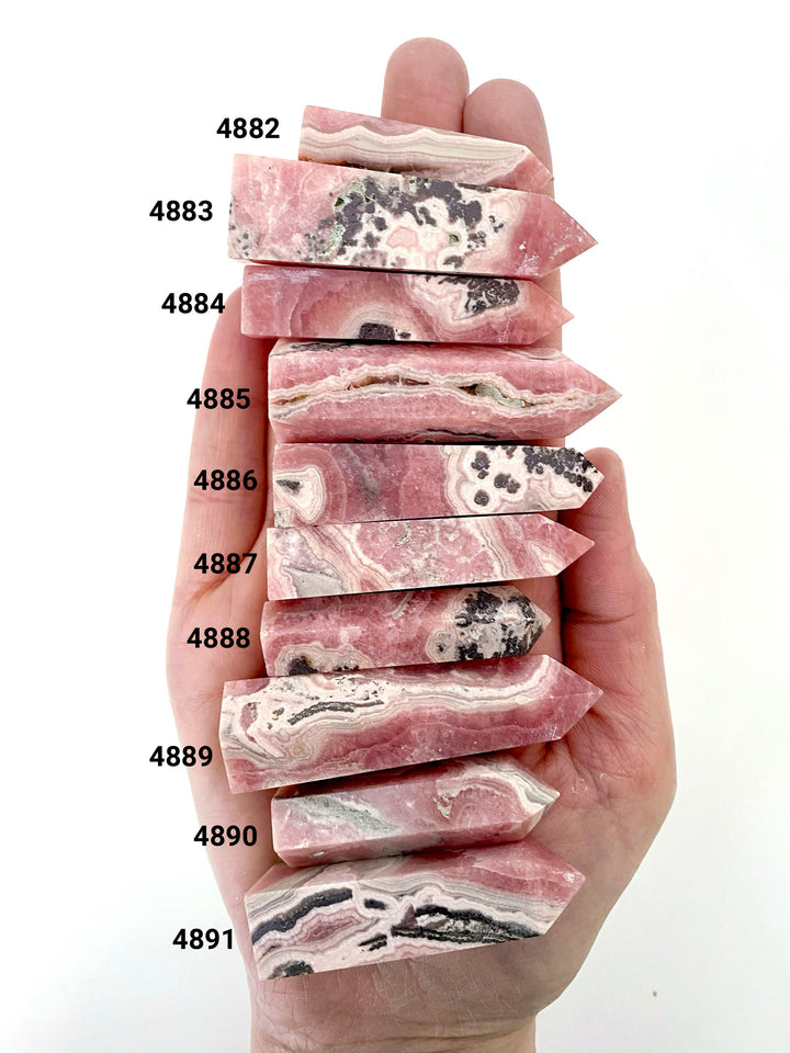 Rhodochrosite Points