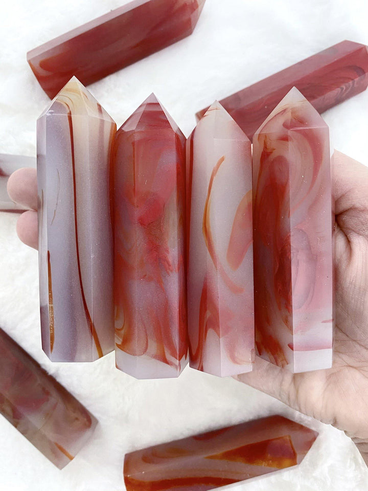 Red Agate Towers - Uncommon Rocks