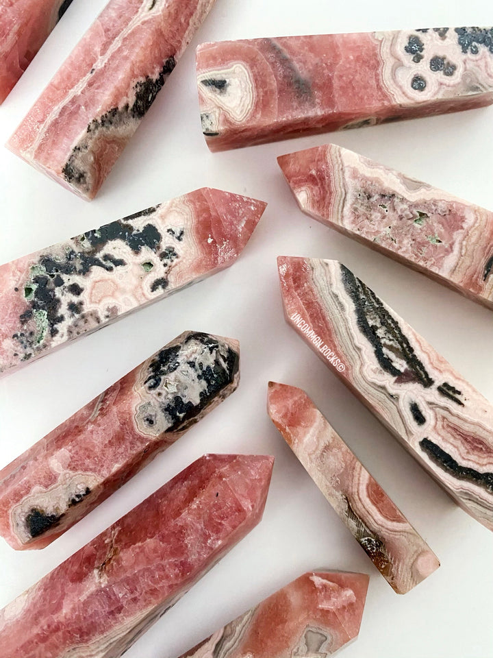 Rhodochrosite Points