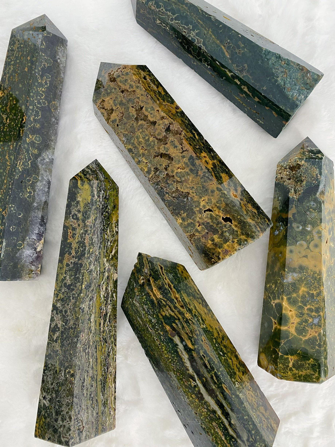 Ocean Jasper Big Towers - Uncommon Rocks