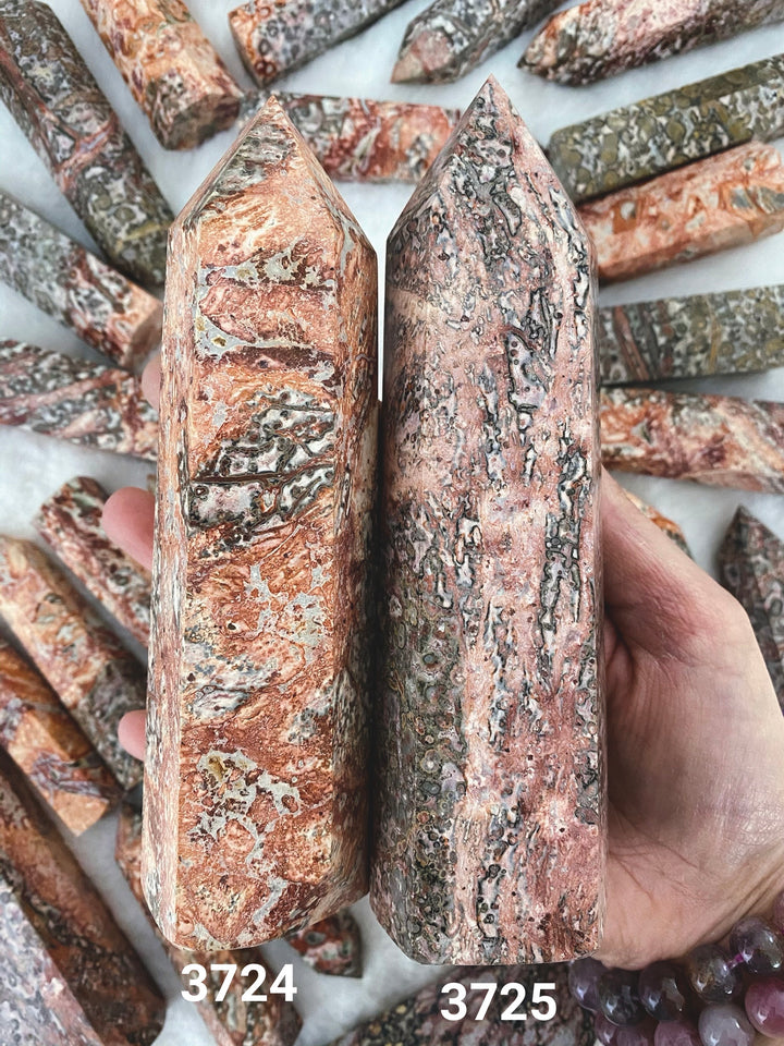 Leopard Jasper Skin Towers