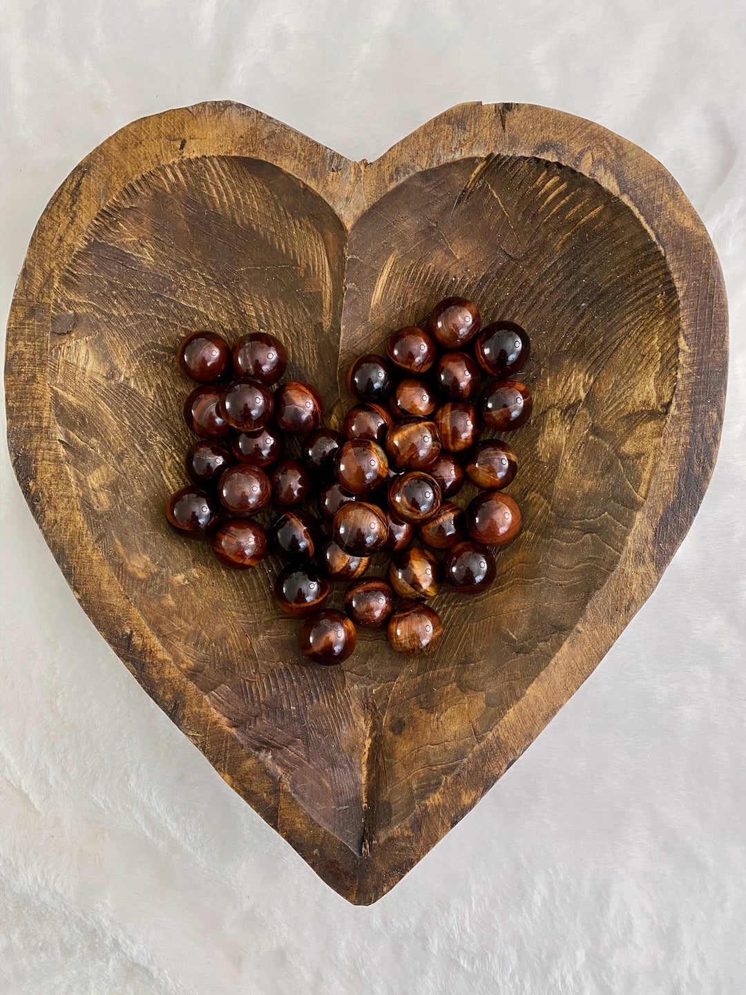 Red Tiger Eye Spheres