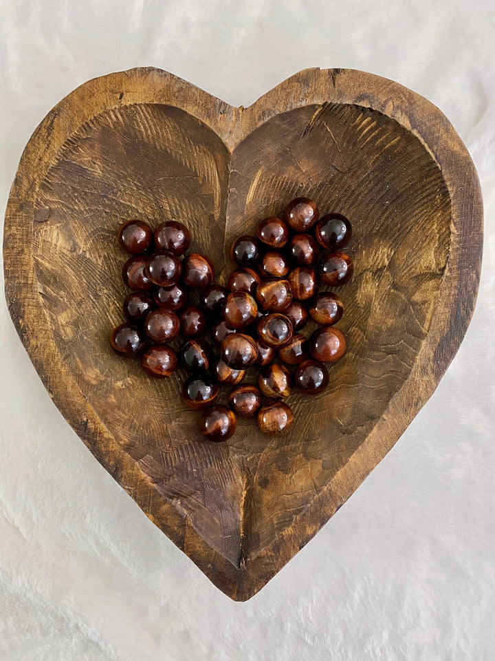 Red Tiger Eye Spheres