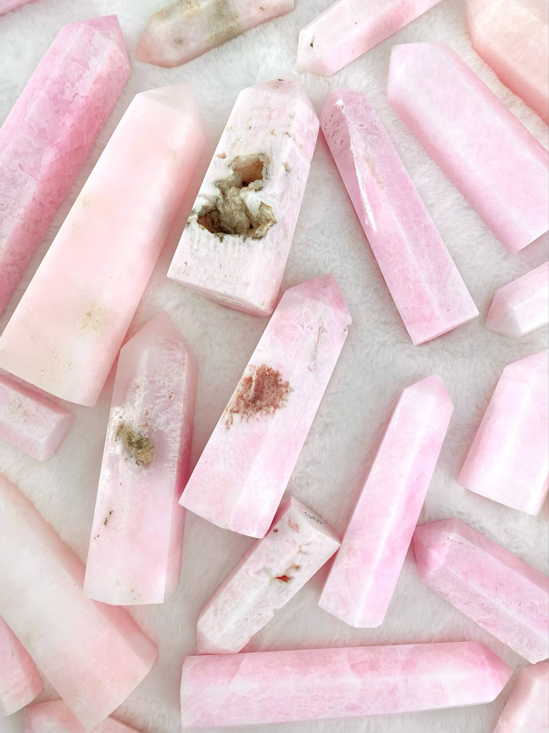 Pink Aragonite Towers