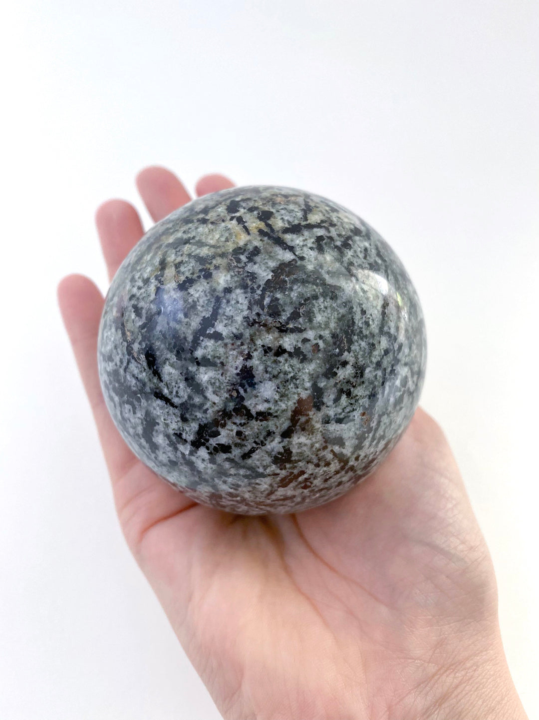 Snowflake Obsidian Sphere