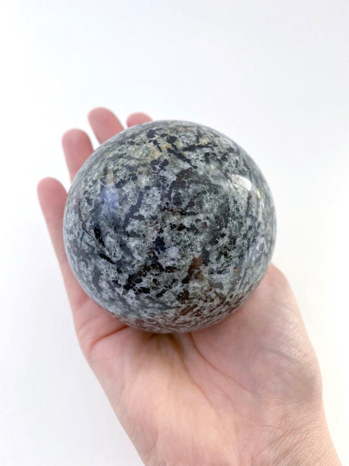 Snowflake Obsidian Sphere