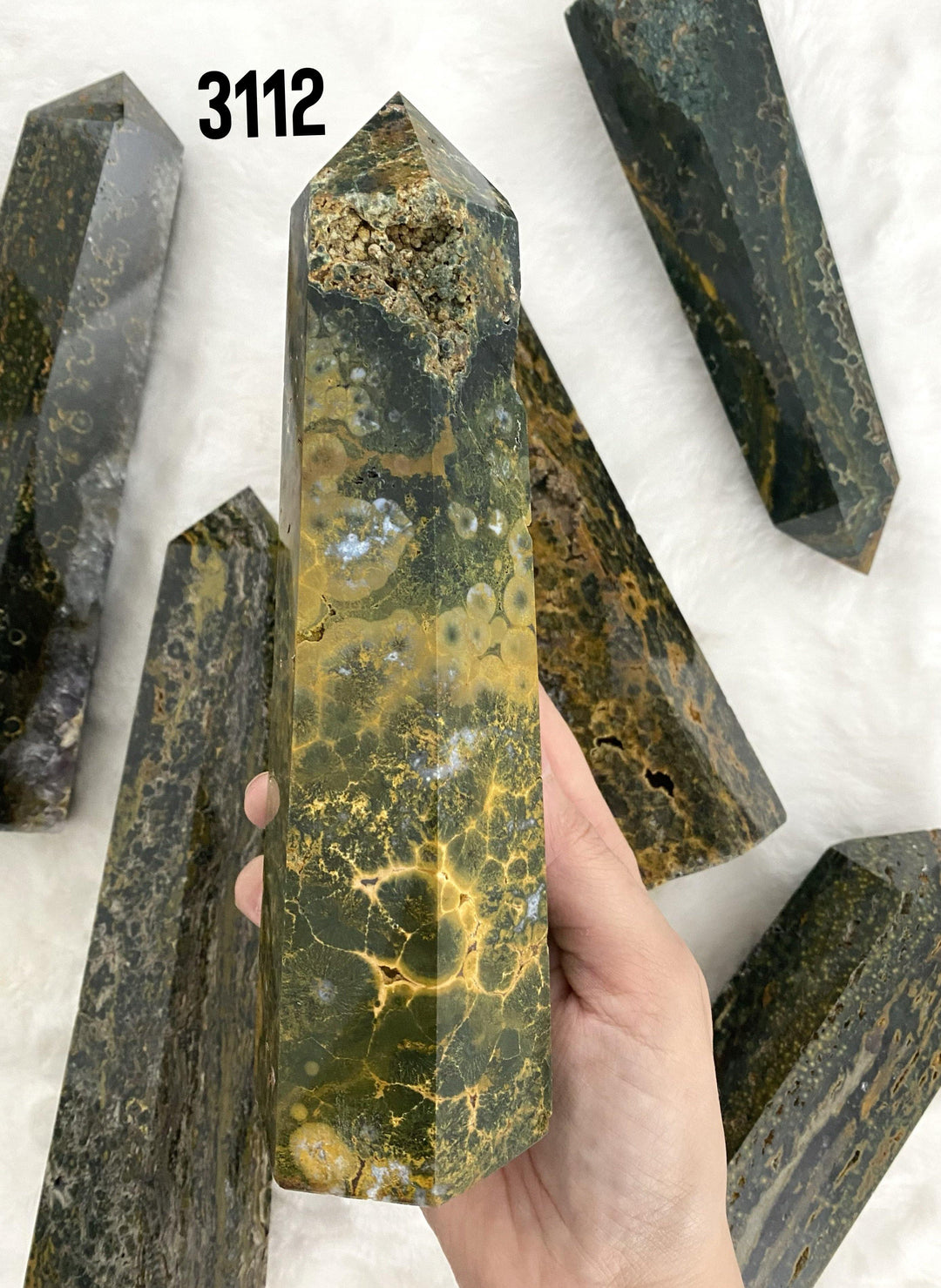 Ocean Jasper Big Towers - Uncommon Rocks