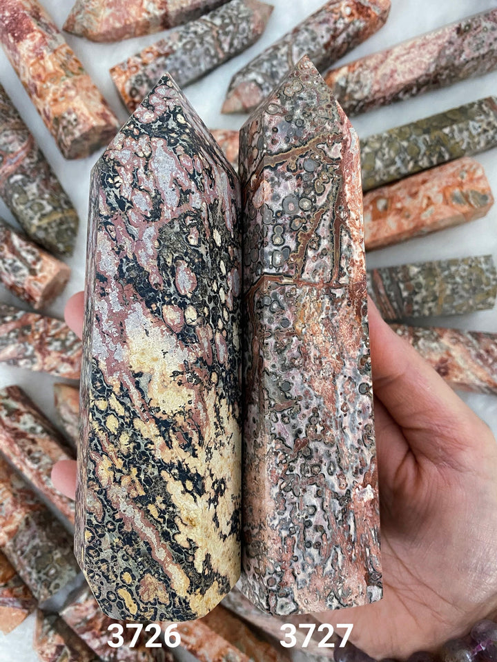 Leopard Jasper Skin Towers