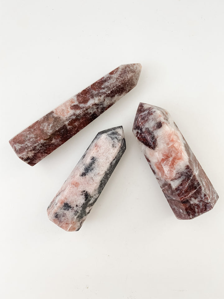 Red Tourmaline Points