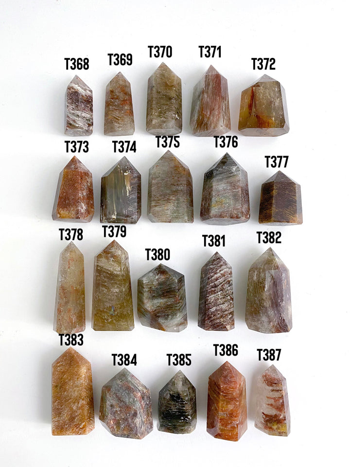 Lodolite Quartz Thousand Layer Towers