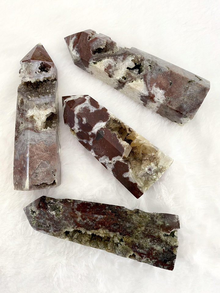 Sphalerite Druzy Towers - Uncommon Rocks