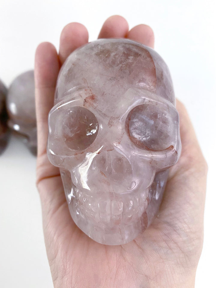 Fire Quartz (Hematoid) Skulls