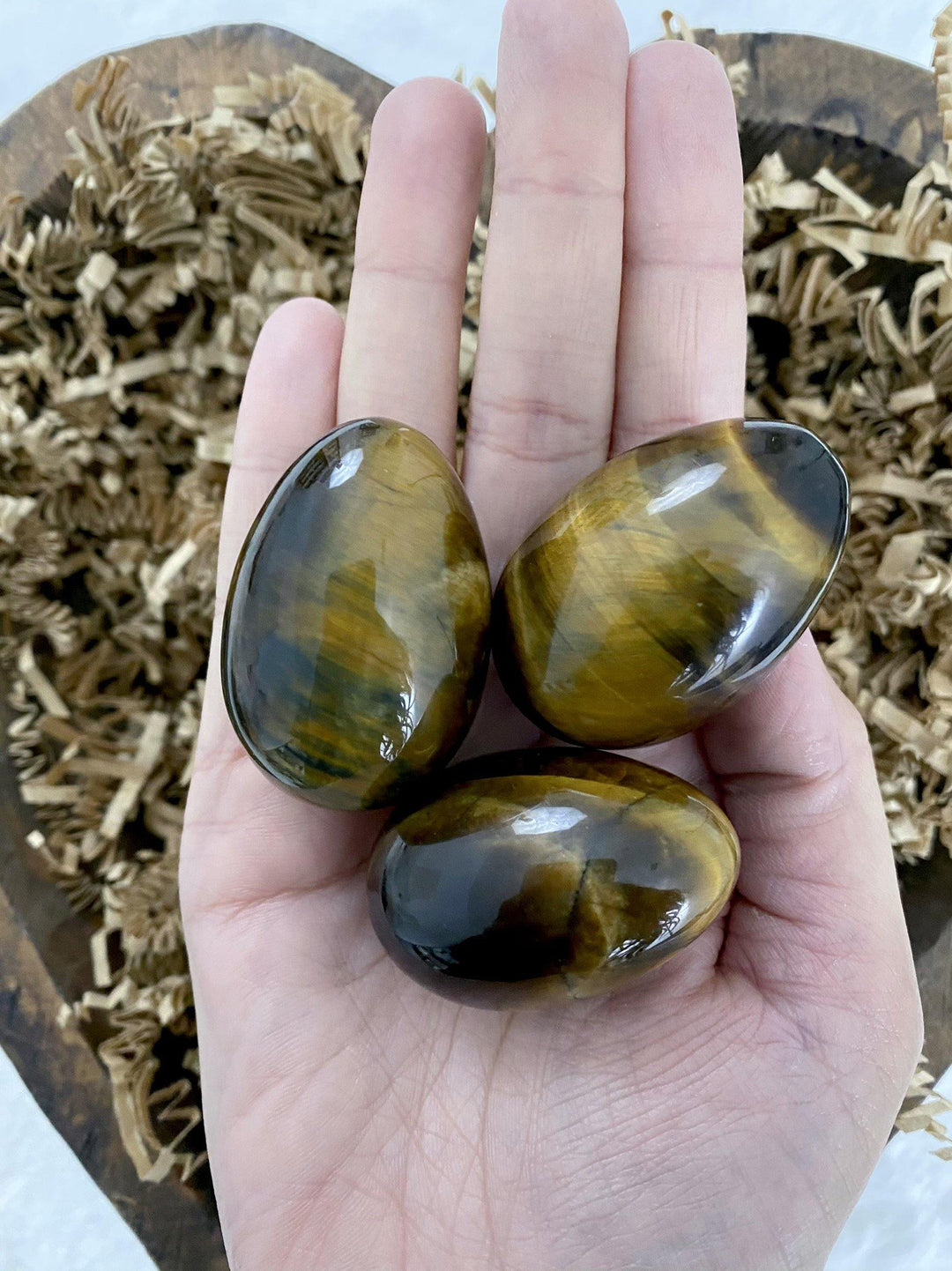 Tiger Eye Eggs - Uncommon Rocks