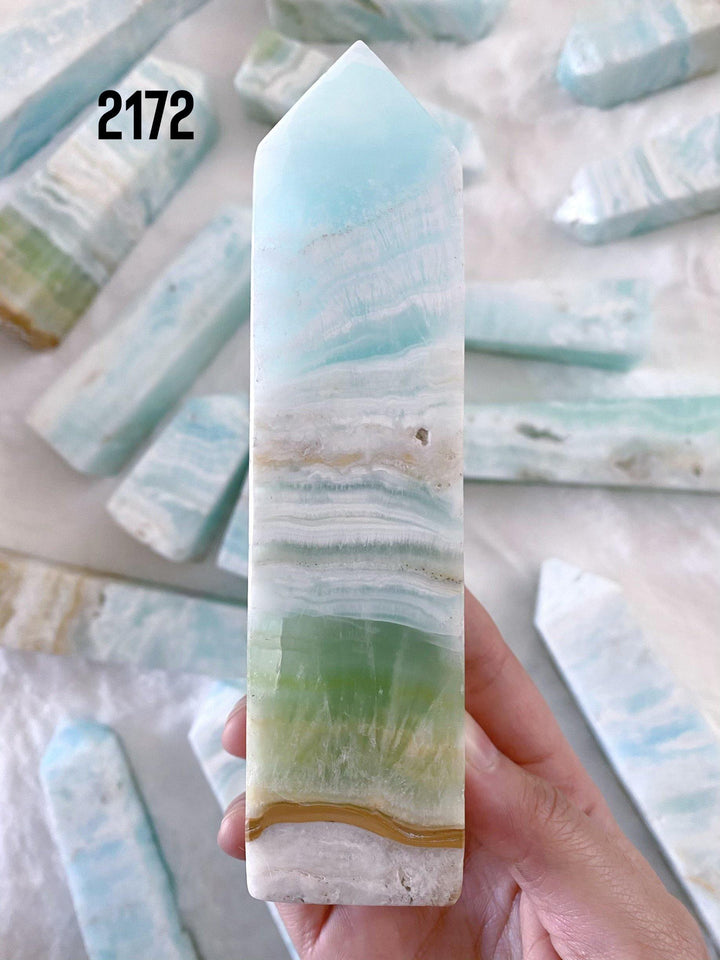 Caribbean Calcite Towers - Uncommon Rocks