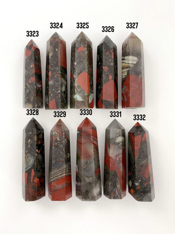 Setonite Bloodstone Towers - Uncommon Rocks