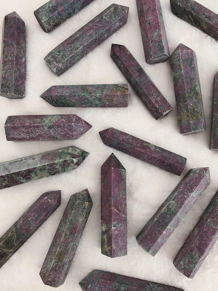 Ruby in Kyanite Towers - Uncommon Rocks
