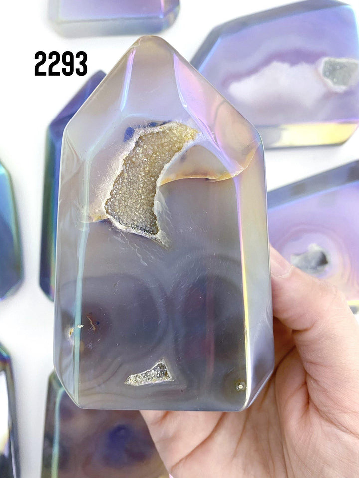 Aura Agate Towers - Uncommon Rocks