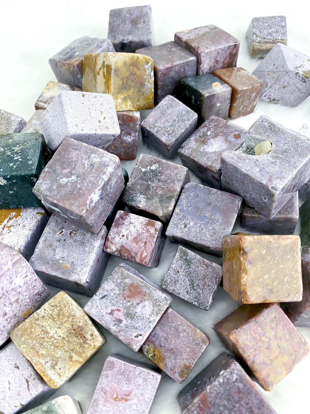 Ocean Jasper Cubes - Uncommon Rocks