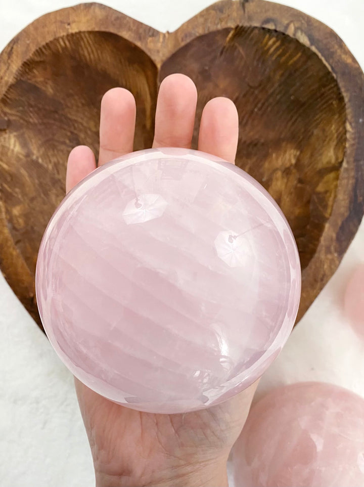 Rose Quartz Spheres
