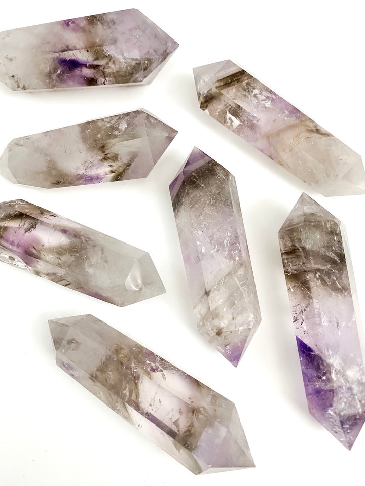 Smoky Amethyst DT Points