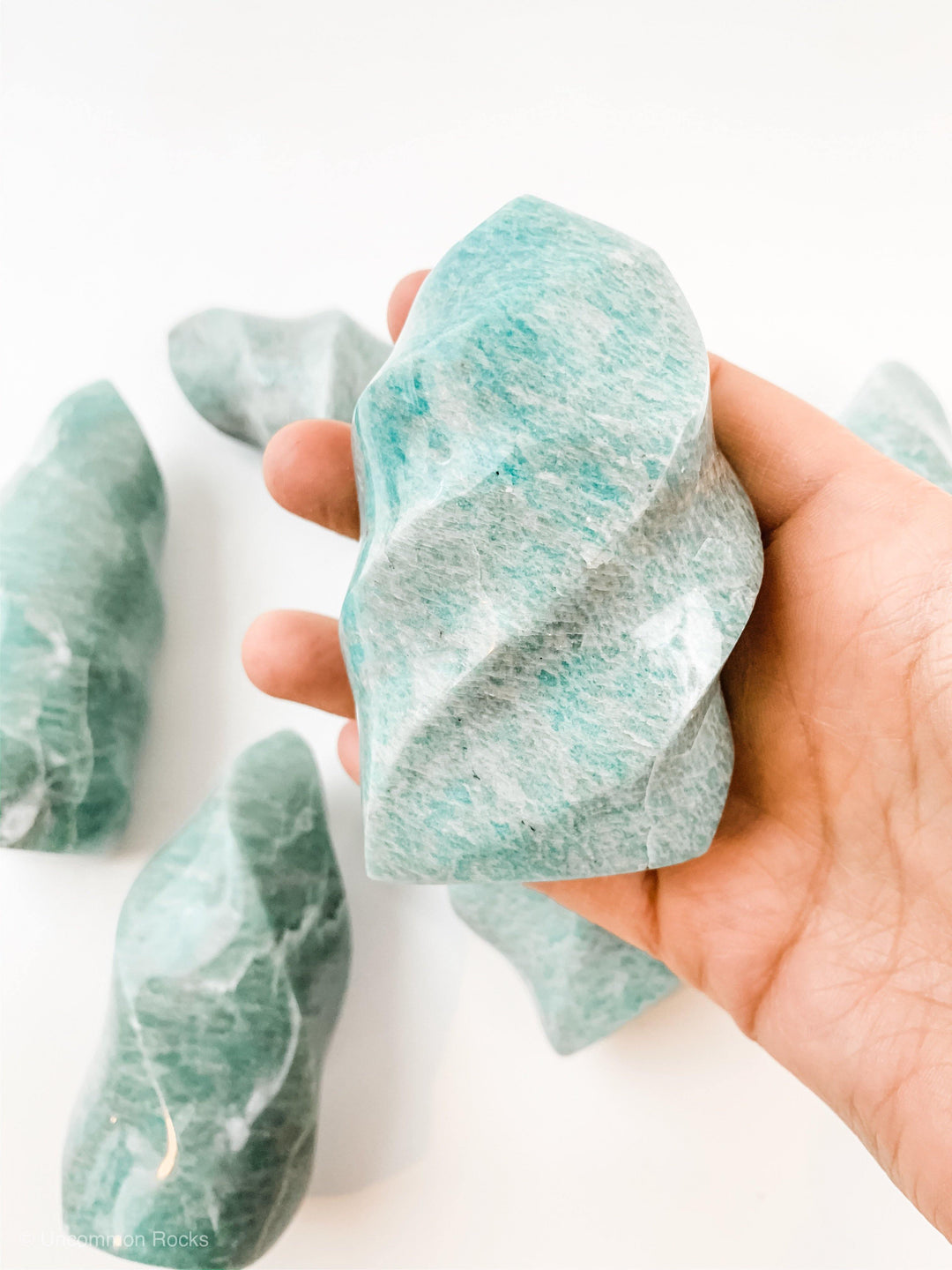 Amazonite Flames - Uncommon Rocks