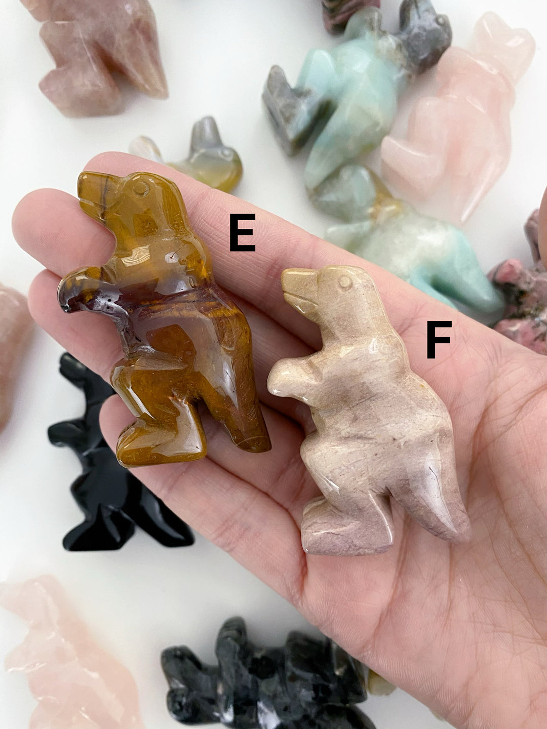 Mookaite Jasper Dinosaur Carving