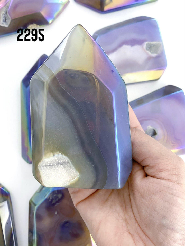 Aura Agate Towers - Uncommon Rocks