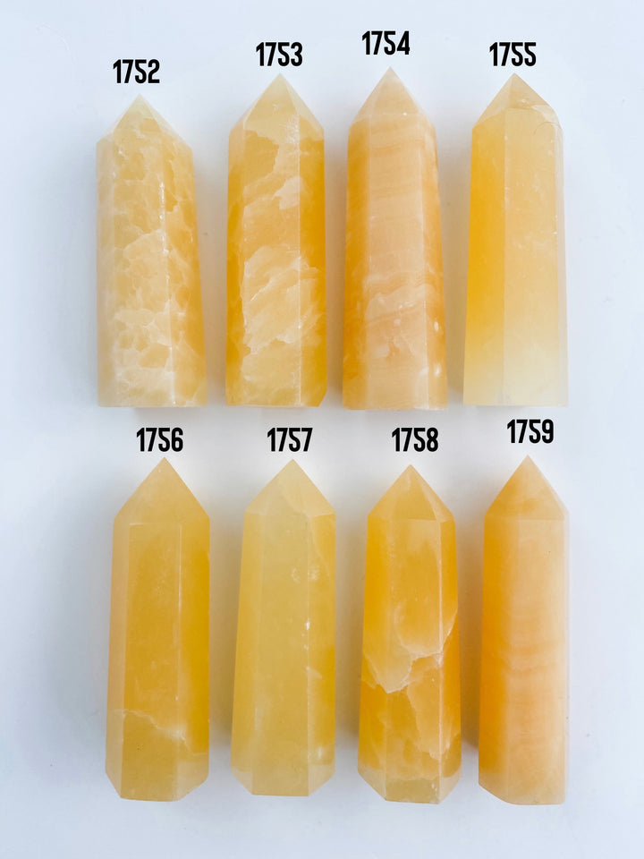 Orange Calcite Towers