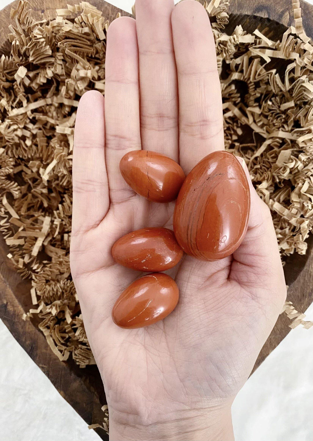 Red Jasper Eggs - Uncommon Rocks