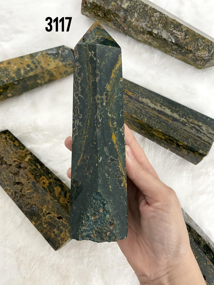 Ocean Jasper Big Towers - Uncommon Rocks