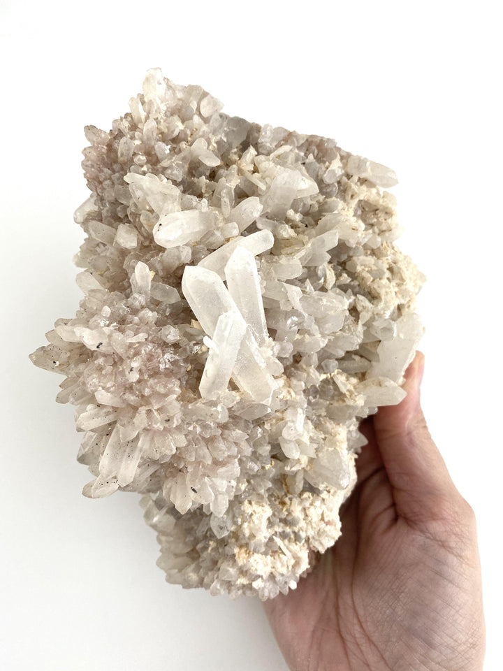 Pink Himalayan Quartz Cluster - Uncommon Rocks