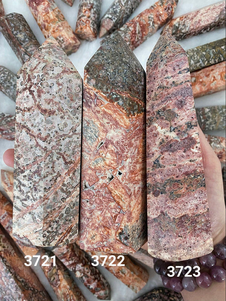 Leopard Jasper Skin Towers