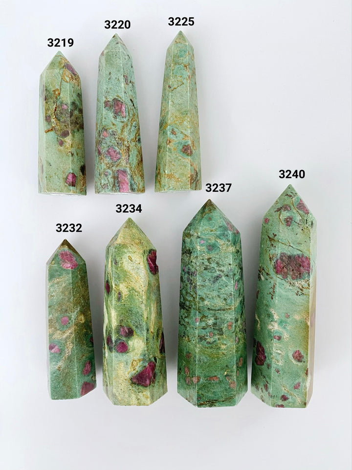 Ruby Fuchsite Towers
