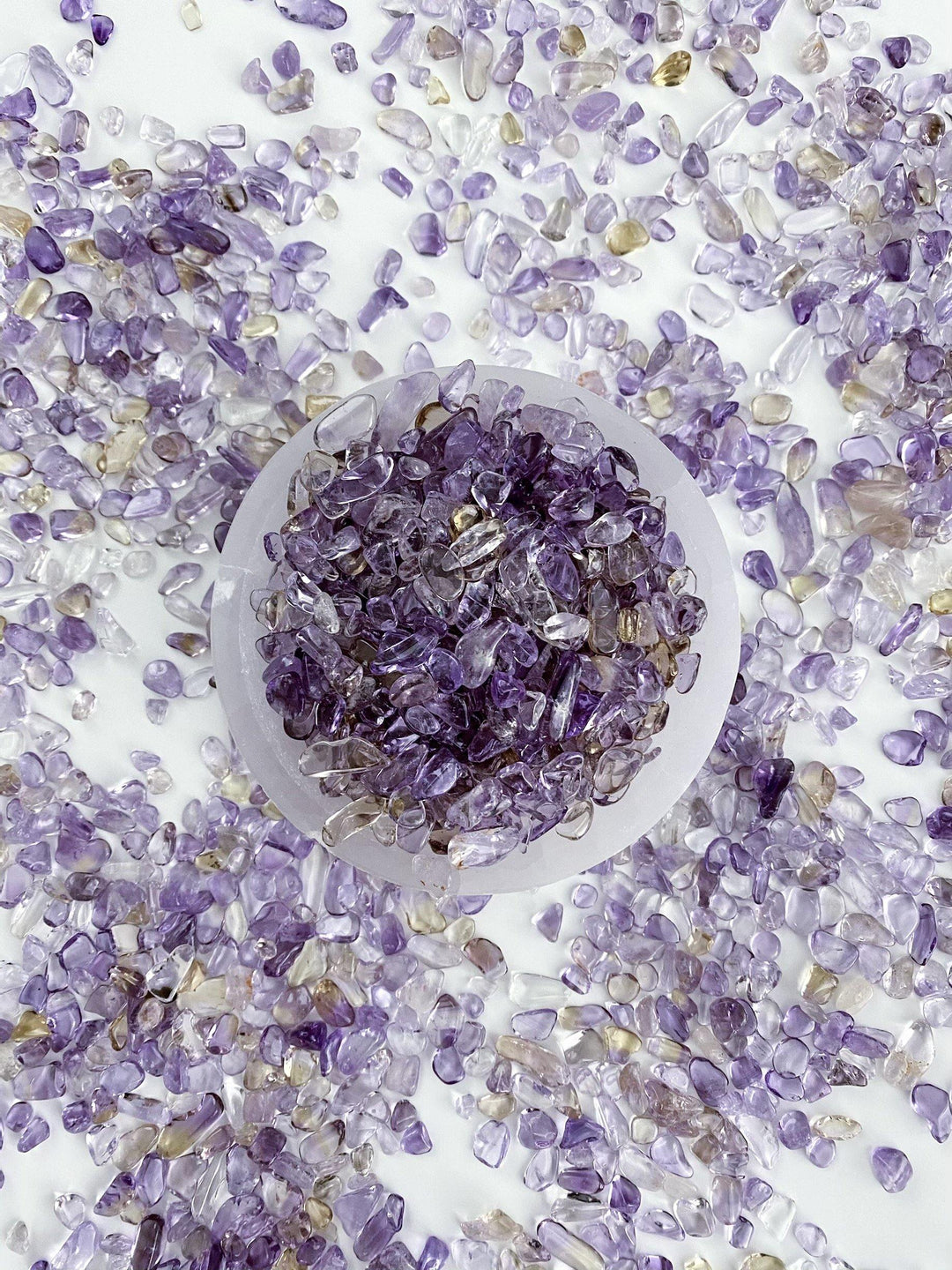 Ametrine Tumbled Chips - Uncommon Rocks