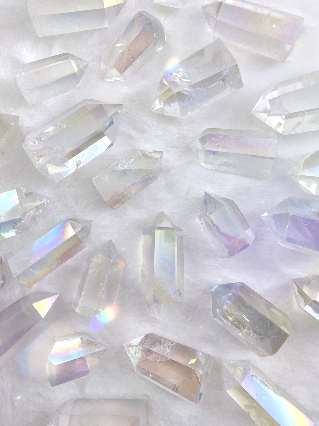 Aura Quartz Towers - Uncommon Rocks