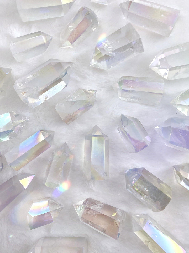 Aura Quartz Towers - Uncommon Rocks