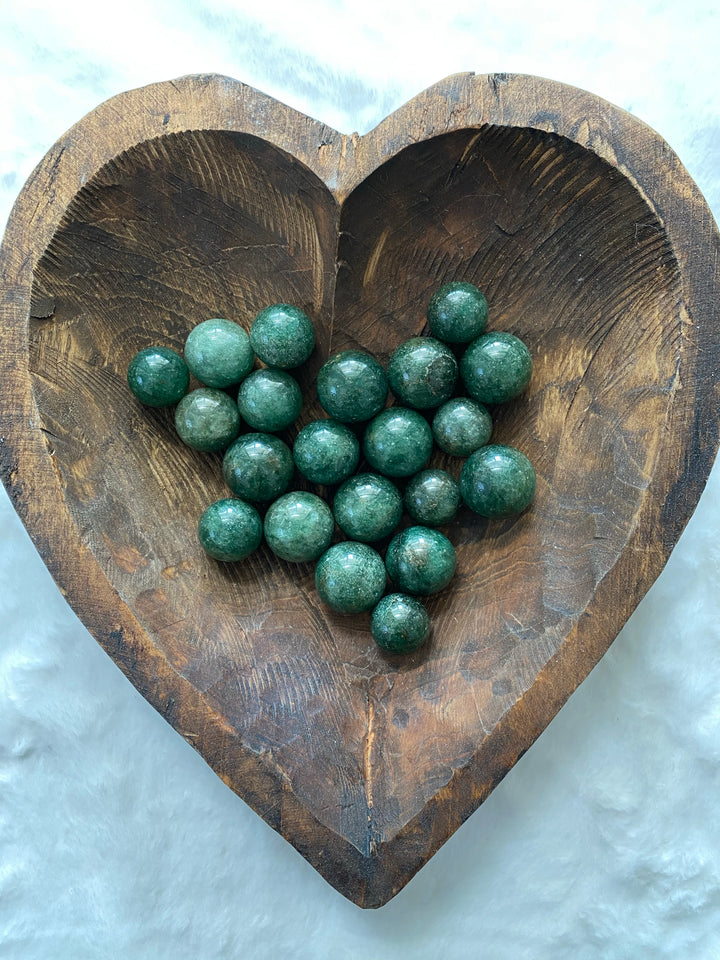 Emerald Tanzurine Quartz Spheres