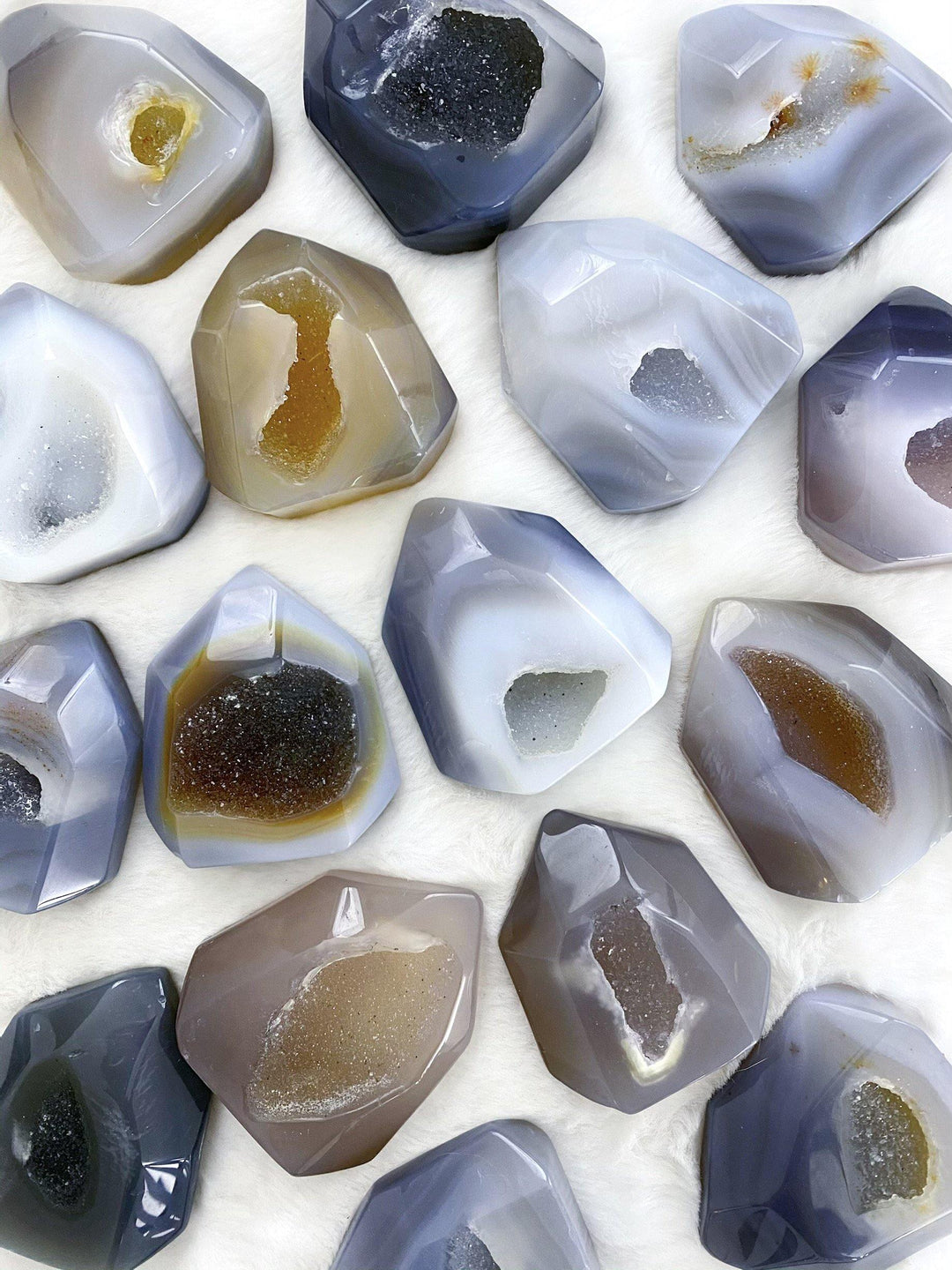 Agate Little Towers with Druzy - Uncommon Rocks