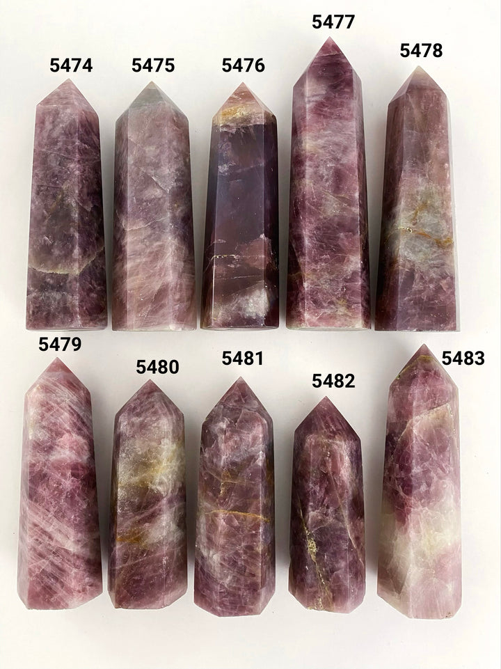 Lavender Rose Quartz Towers
