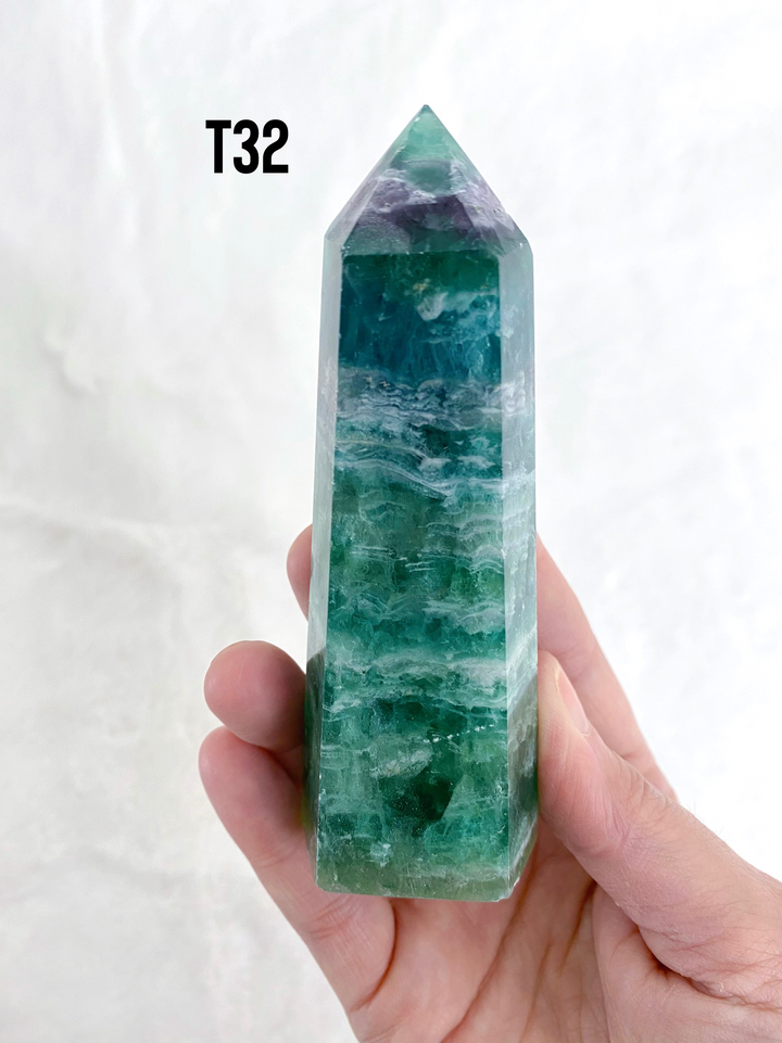 Green Fluorite Towers